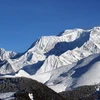 Núi Mont Blanc (phải) tại khu vực Megeve, Pháp. (Nguồn: AFP/TTXVN)