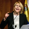 Tổng Chưởng lý Luisa Ortega trong cuộc họp báo tại Caracas ngày 31/7. (Nguồn: EPA/TTXVN)
