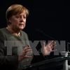 Thủ tướng Đức Angela Merkel phát biểu tại một sự kiện ở Nuremberg, miền nam Đức ngày 1/9. (Ảnh: AFP/TTXVN)