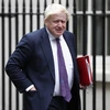Ngoại trưởng Anh Boris Johnson tới cuộc họp nội các ở London ngày 5/9. (Nguồn: AFP/TTXVN)
