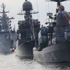 Các tàu hải quân Nga tại một cuộc diễu binh. (Nguồn: Sputnik)