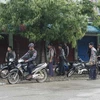 Cảnh sát Myanmar tuần tra tại thị trấn Maungdaw, bang Rakhine ngày 31/8. (Nguồn: AFP/TTXVN)