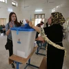 Người Kurd bỏ phiếu tham gia cuộc trưng cầu ý dân ở thành phố Kirkuk, miền bắc Iraq ngày 25/9. (Nguồn: AFP/TTXVN)