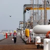 Cơ sở lọc dầu trên đảo Khark, vùng Vịnh ngày 12/3. (Nguồn: AFP/TTXVN)