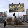 Một đường phố ở Donetsk. (Nguồn: AFP/TTXVN)