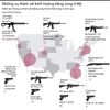 [Infographics] Những vụ thảm sát kinh hoàng bằng súng ở Mỹ