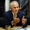 Thủ tướng Australia Malcolm Turnbull tại cuộc họp ở Sydney ngày 13/10. (Nguồn: AFP/TTXVN)