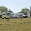 Cảnh sát điều tra tại hiện trường vụ xả súng ở Texas ngày 7/11. (Nguồn: THX/TTXVN)