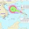 Đường đi của cơn bão. (Nguồn: nchmf.gov.vn)