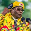 Tổng thống Zimbabwe Robert Mugabe phát biểu tại cuộc họp ở Harare ngày 8/11. (Nguồn: AFP/TTXVN)