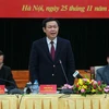 Phó Thủ tướng Chính phủ Vương Đình Huệ phát biểu. (Ảnh: An Đăng/TTXVN)