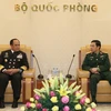 Thượng tướng Phan Văn Giang tiếp Đô đốc Ade Supandi, Tư lệnh Hải quân Indonesia. (Ảnh: Minh Khánh/TTXVN)