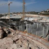 Công trường xây dựng tại khu định cư Ramat Shlomo ở Jerusalem ngày 8/11. (Nguồn: AFP/TTXVN)