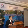 Phó Cục trưởng Tổng cục Du lịch Ngô Hoài Chung phát biểu. (Ảnh: Huy Bình/Vietnam+)