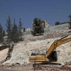 Công trường xây dựng khu nhà định cư Ramat Shlomo tại Đông Jerusalem ngày 13/9. (Nguồn: AFP/TTXVN)