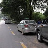 3 ôtô đâm liên hoàn gây ách tắc Quốc lộ 4D đoạn Sa Pa-Lào Cai