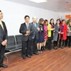 Tổng Lãnh sự Trần Thanh Huân phát biểu khai trương Văn phòng Lãnh sự Việt Nam tại Macau. (Ảnh: Xuân Tuấn/Vietnam+).