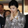 Cựu Thủ tướng Thái Lan Yingluck Shinawatra tại thủ đô Bangkok ngày 22/1/2015. (Nguồn: Reuters/TTXVN)
