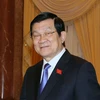 Nguyên Ủy viên Bộ Chính trị, nguyên Chủ tịch nước Cộng hòa xã hội chủ nghĩa Việt Nam Trương Tấn Sang. (Ảnh: Nguyễn Khang/TTXVN)