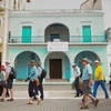 Du khách Mỹ tại thủ đô La Habana, Cuba. (Nguồn: AFP/TTXVN)