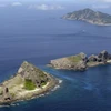 Quần đảo tranh chấp mà Nhật Bản gọi là Senkaku trong khi Trung Quốc gọi là Điếu Ngư trên Biển Hoa Đông, tháng 9/2012. (Nguồn: Kyodo/TTXVN)