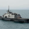 Tàu chiến USS Fort Worth của hải quân Mỹ. (Nguồn: AFP/TTXVN)