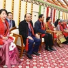Thủ tướng Nguyễn Xuân Phúc và Phu nhân cùng các đại biểu dự Lễ kỷ niệm. (Ảnh: Thống Nhất/TTXVN)