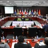 Toàn cảnh Hội nghị Bộ trưởng các nước ký Hiệp định TPP tại thành phố Đà Nẵng (Việt Nam). (Nguồn: AFP/ TTXVN)