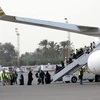 Hành khách đáp máy bay tại sân bay quốc tế Tripoli (Libya) ngày 20/1. Ảnh minh họa. (Nguồn: THX/TTXVN)