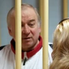 Cựu đại tá tình báo Sergei Skripal tại phiên xét xử của Tòa án quân sự Moskva ngày 9/8/2006. (Nguồn: AFP/TTXVN)