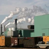 Một nhà máy sản xuất thép tại Hamilton, Ontario, Canada. (Nguồn: AFP/TTXVN)
