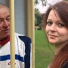 Hai cha con cựu điệp viên Sergey Skripal. (Nguồn: EPA/TTXVN)