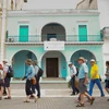 Du khách Mỹ thăm quan thủ đô La Habana, Cuba. (Nguồn: AFP/TTXVN)
