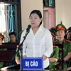 Bị cáo Trần Thị Xuân trong phiên tòa. (Ảnh: Công Tường/Vietnam+)