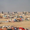 Hiện trường một vụ xung đột tại trại tị nạn gần Laayoune. (Nguồn: AFP/ TTXVN)