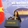 Người phát ngôn Bộ Ngoại giao Việt Nam Lê Thị Thu Hằng. (Ảnh: Phương Hoa/TTXVN)