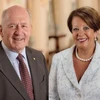 Toàn quyền Australia Peter Cosgrove và Phu nhân. (Ảnh: TTXVN phát)