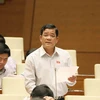 Đại biểu Quốc hội tỉnh Lâm Đồng K'Nhiễu phát biểu. (Ảnh: Phương Hoa/TTXVN)