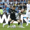 Trận đấu giữa Argentina và Iceland. (Nguồn: THX/ TTXVN)