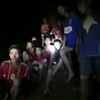 Các thành viên đội bóng thiếu niên được tìm thấy an toàn trong hang Tham Luang ngày 2/7. (Ảnh: AFP/TTXVN)