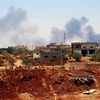 Quân đội chính phủ Syria phóng tên lửa vào các mục tiêu của lực lượng nổi dậy ở Daraa ngày 5/7. (Ảnh: THX/TTXVN)