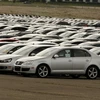Ôtô của Tập đoàn Volkswagen và Audi tại một bãi đỗ xe ở Michigan, Mỹ. (Nguồn: AFP/TTXVN.)