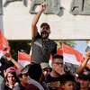 Người dân phản đối tham nhũng và dịch vụ công yếu kém tại Baghdad, Iraq ngày 20/7. (Ảnh: THX/TTXVN)