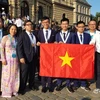 Cả 4 thí sinh Việt Nam tham dự Olympic Hóa học quốc tế năm 2018 đều giành huy chương. (Ảnh:TTXVN phát)
