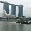Vịnh Marina ở Singapore ngày 23/6. (Nguồn: THX/TTXVN)