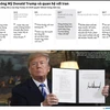 [Infographics] Những phát ngôn ấn tượng của Tổng thống Trump về Iran