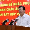 Phó Thủ tướng Chính phủ Trịnh Đình Dũng phát biểu chỉ đạo tại hội nghị. (Ảnh: Vũ Sinh/TTXVN)
