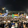 Hàng chục nghìn người tham gia biểu tình tại Israel. (Nguồn: timesofisrael.com)