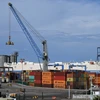 Hoạt động tại cảng hàng hóa ở bang Veracruz, Mexico ngày 27/8. Ảnh: (Nguồn: AFP/TTXVN)