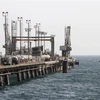 Cơ sở lọc dầu của Iran trên đảo Khark, ngoài khơi Vịnh Persian. (Ảnh: AFP/ TTXVN)